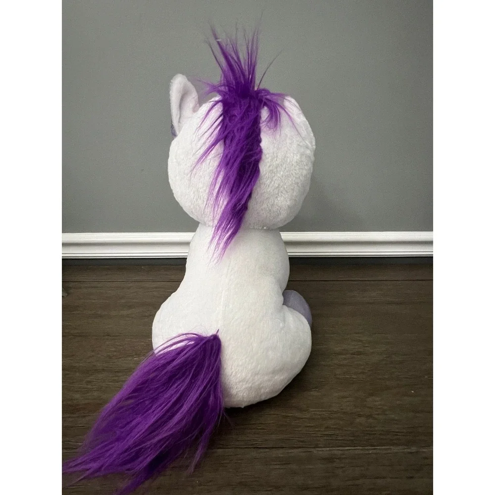 Feisty Pets Glenda Glitterpoop the Unicorn with Different Colored Eyes Plush